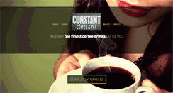 Desktop Screenshot of constantcoffeeandtea.com