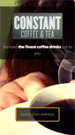 Mobile Screenshot of constantcoffeeandtea.com
